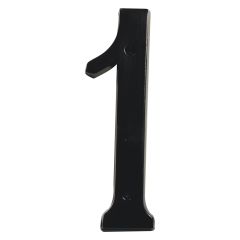 Numéro de maison 1 Heritage, 4", fini noir mat