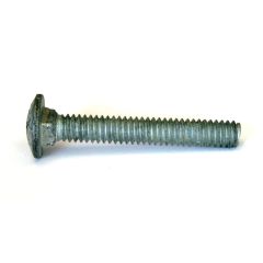 Carriage Bolts with Nut and Washer, Pan Head - Hot-Dip Galvanized Steel - 8" - 2/Pkg