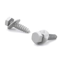 Hex Head Bolts with Washer - Hot-Dip Galvanized Steel - 5" - 2/Pkg