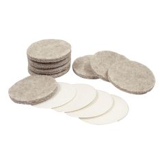 ULTRA FELTAC Heavy-Duty Round Felt Pads - 1 7/8" - 12/Pkg