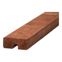 Moulure du dessus en bois traité brun, 2" x 4" x 8'
