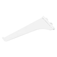 Supports à tablette, blanc, 1/2" x 8"