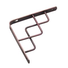 Support à tablette décoratif , bronze huilé, 20 mm x 8"