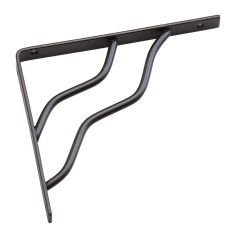 Support à tablette décoratif, noir, 20 mm x 8"
