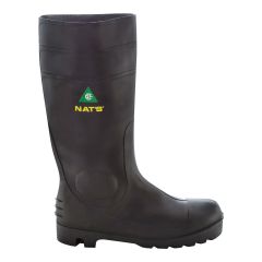 Bottes de sécurité en PVC 15", noir, grandeur 10