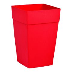Self-Watering Harmony Tall Planter - 12" x 18" x 12" - Red