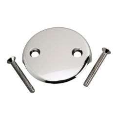 2 holes overflow plate