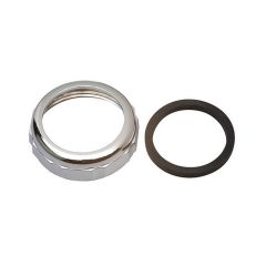 Slip joint nut with washer