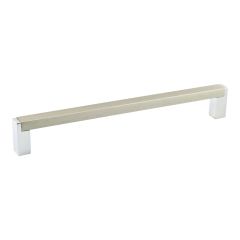 Laconia Contemporary Metal and Aluminum Pull  - Chrome - 192 mm