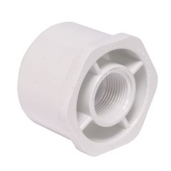 PVC Bushing - 1 1/4" x 2" - White