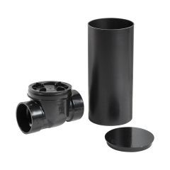ABS-DWV Backwater Valve with Sleeve