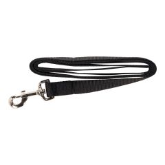 Laisse simple, noir, 1" x 72"