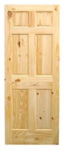 6 Panels Door - 1 3/8" x 36" x 80"