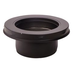 Adaptateur pour tuyau de poêle 2100, noir mat, 8"