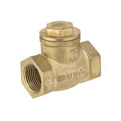 Valve swing check brass 3/4" fpt