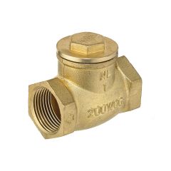 Valve swing check brass 1" fpt