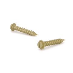 Concrete Screw with Gold Seal Coating - Hexagonal Head with Washer - 1/4" x 1 1/4" - 50/Pkg