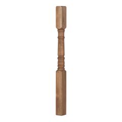 Brown Treated Wood Turned Corner Post - 4" x 4" x 48"