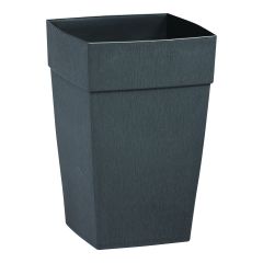 Self-Watering Harmony Tall Planter - 12" x 18" x 12" - Slate