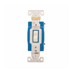 Grade Toggle Switch - Industrial - 15 A - 120/277 V - White
