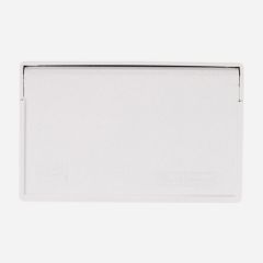 Waterproof GFCI socket cover - Horizontal - White
