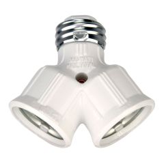 Adapter two sockets