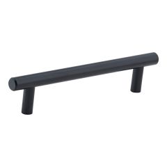 Roosevelt Contemporary Steel Pull  - Urban - Matte Black - 1/Pkg - 128 mm