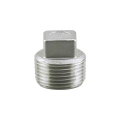 Bouchon en acier inoxydable tête carrée 1 PO