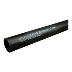ABS DWV Cell Core Pipe - Black - 1 1/2" x 6'