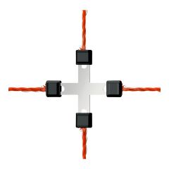 Connecteur croisé Litzclip pour fil électrique