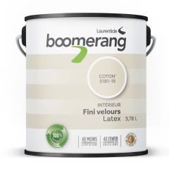 Boomerang Recycled Paint - Velvet Finish - Cotton - 3.78 l