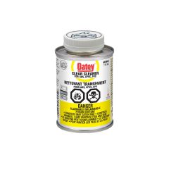 ABS, PVC and CPVC fast-acting cleaner