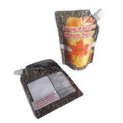 Flexible maple syrup bags