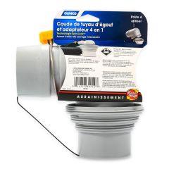 Easy Slip RV elbow and adapter