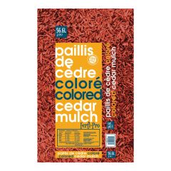 Paillis de cèdre, 56 l, 2 pi², rouge
