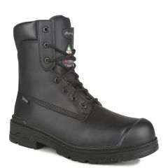 Bottes de travail véganes 8", Prospect, microfibre & CHEMTECH, certifiée CSA 1 ESR, noir, grandeur 11