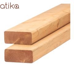 Treated Wood - Brown - 2" x 4" x 14'
