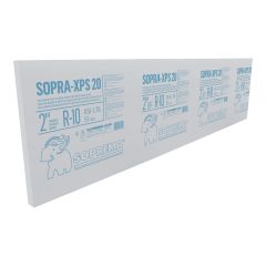 Panneau isolant rigide Sopra-XPS 20, Polystyrène extrudé, 1 1/2" x 4' x 8'