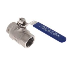 Boshart 304 Stainless Steel Ball Valve - 1000 PSI - 1 1/2"