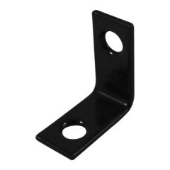 Équerre, courte, noir, 1/16" x 13/16" x 1/2"