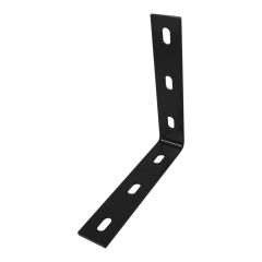 Équerre, partiellement réglable, longue, noir, 1/8" x 7 1/8" x 1 1/2"