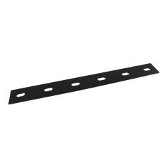 Plaque de fixation partiellement réglable, noir, 0.125" x 14" x 1.5"