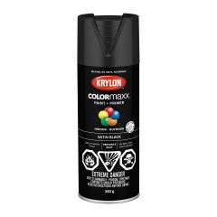 Colormaxx Paint And Primer - 340 g - Black - Satin