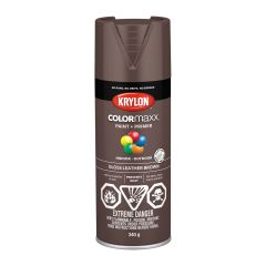 Colormaxx Paint And Primer - 340 g - Leather Brown - Glossy