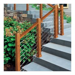 Stainless steel cable for stair railing