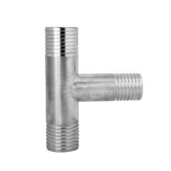Stainless Steel Ins Tee - 1 1/4 x 1 1/4 x 1"