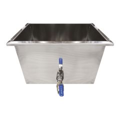 Sugar pan with valve