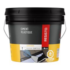 Ciment Plastique, noir, 10 kg