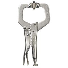 Locking C clamp swivel pads