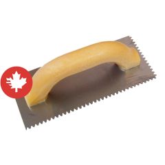 Truelle à céramique avec dents en V